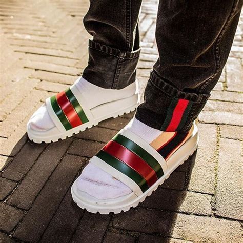 men gucci slides sale|discount gucci slides for men.